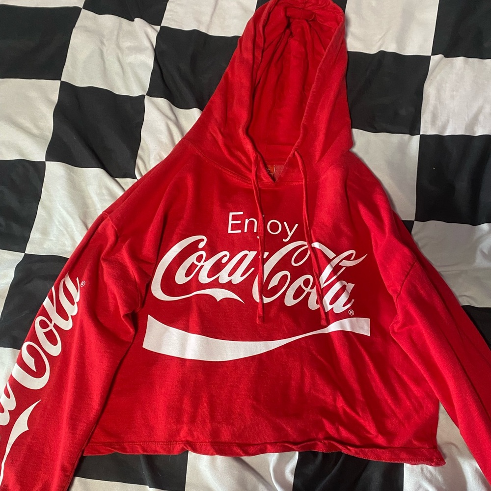 Red Coca Cola hoodie